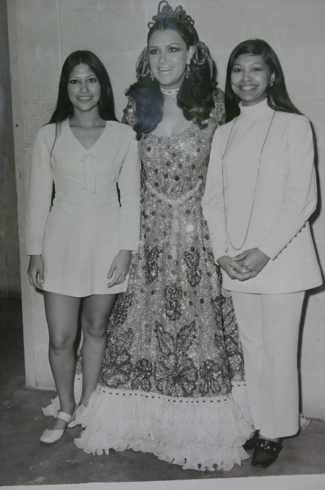 Sylvia and Ludi with Lucha Villa!  (Circa 1970s)