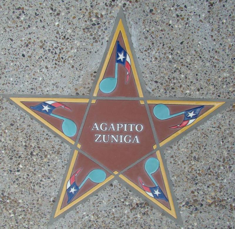 Agapito Zuniga's Star on the Walk of Fame 